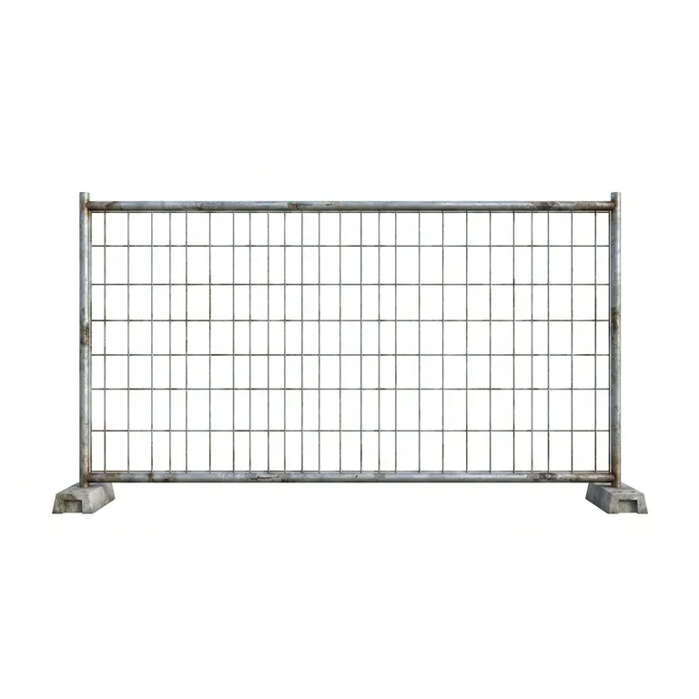 Stabiler Mobilzaun zur Baustellenabsicherung, ideal für Firmen, die einen Bauzaun mieten und die Sicherheit auf Großbaustellen gewährleisten möchten.